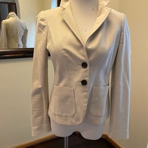 Beige suit blazer and pants-  Banana Republic